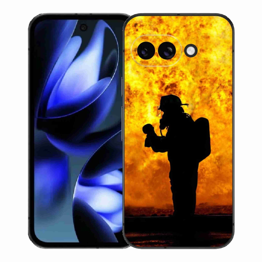 Gelový kryt mmCase na Google Pixel 9a - hasič