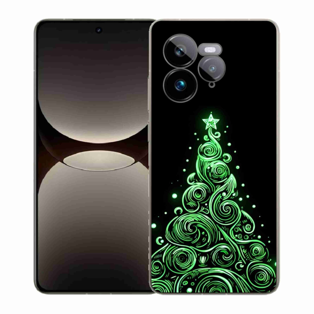 Gelový kryt mmCase na Realme GT 7 Pro 5G - neonový vánoční stromek 3