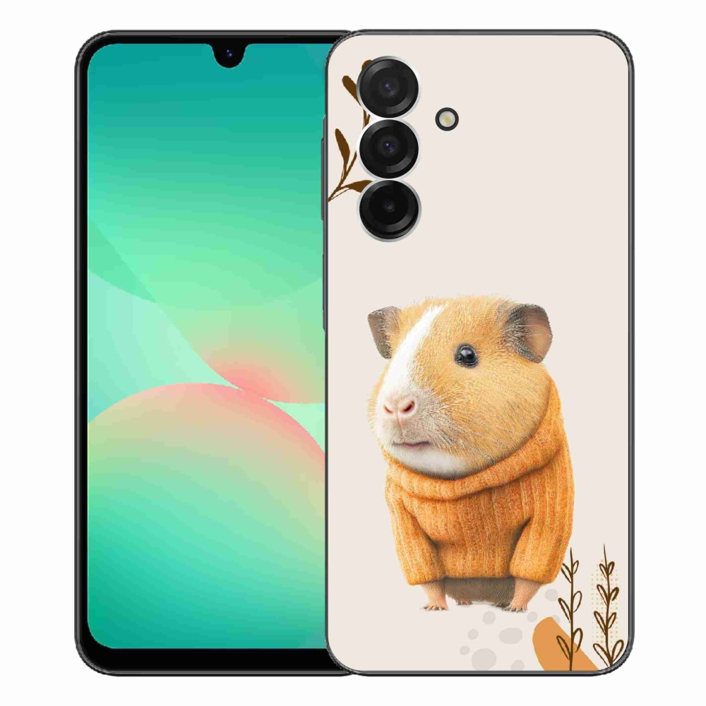 Gelový kryt mmCase na Samsung Galaxy A26 5G - morče ve svetru