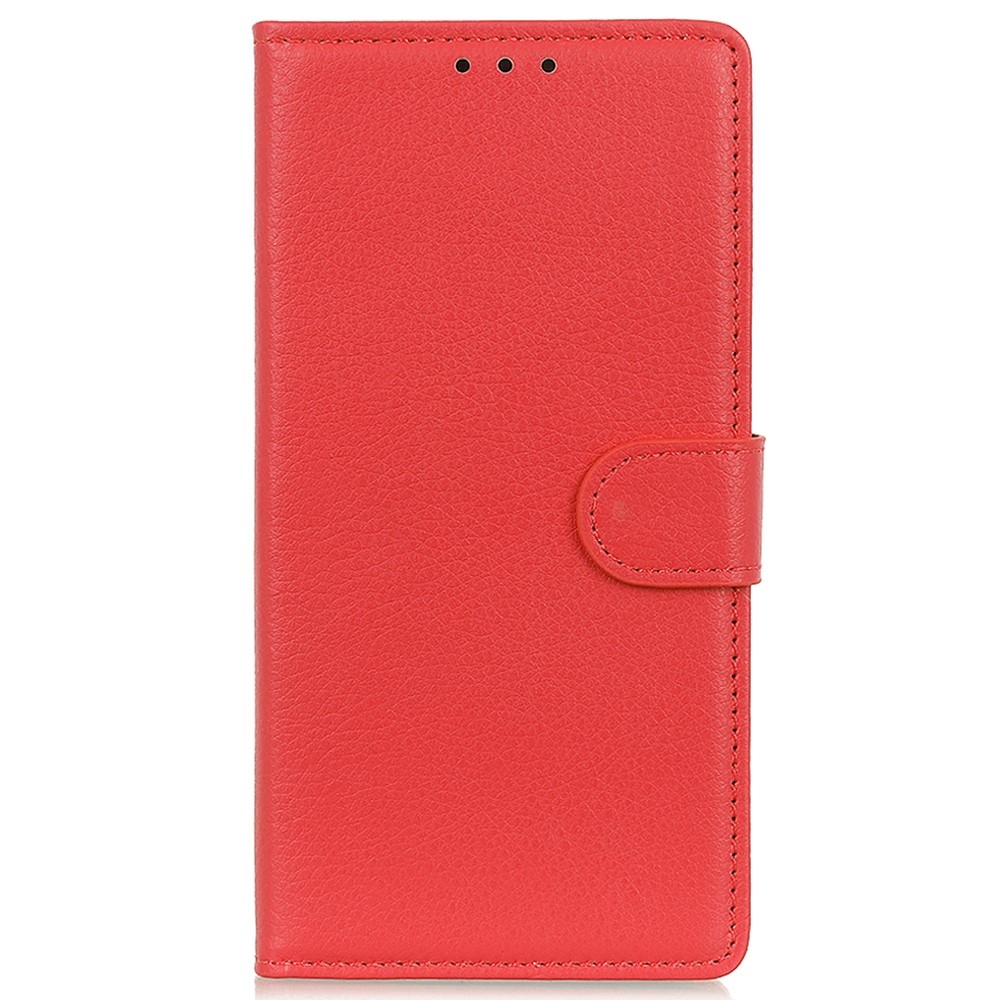 Litchie knížkové pouzdro na Xiaomi Redmi Note 13 Pro 4G/Poco M6 Pro - červené