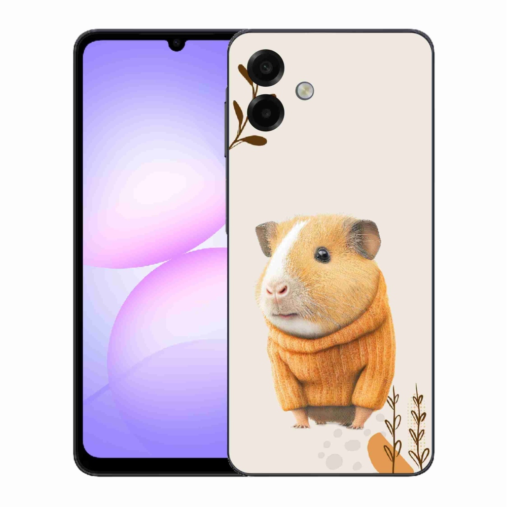 Gelový kryt mmCase na Samsung Galaxy A07 4G - morče ve svetru
