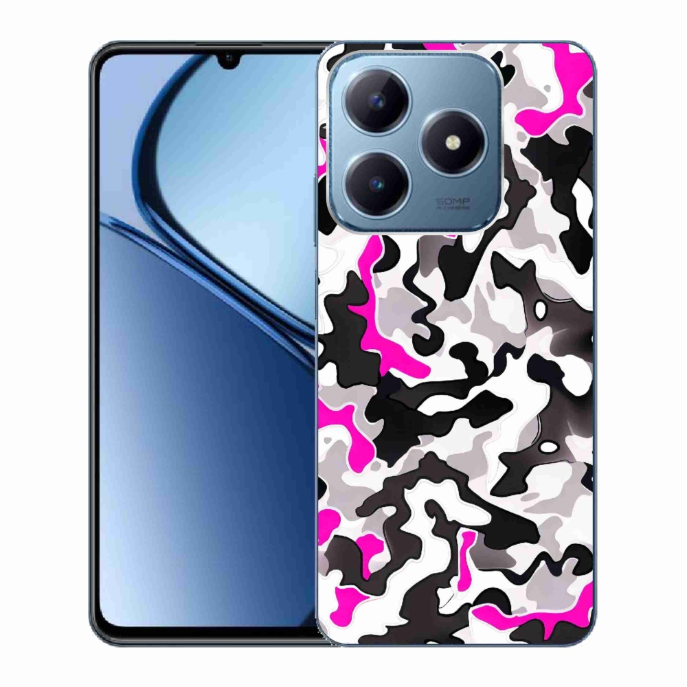 Gelový kryt mmCase na Realme C63 - maskáčový vzor 5