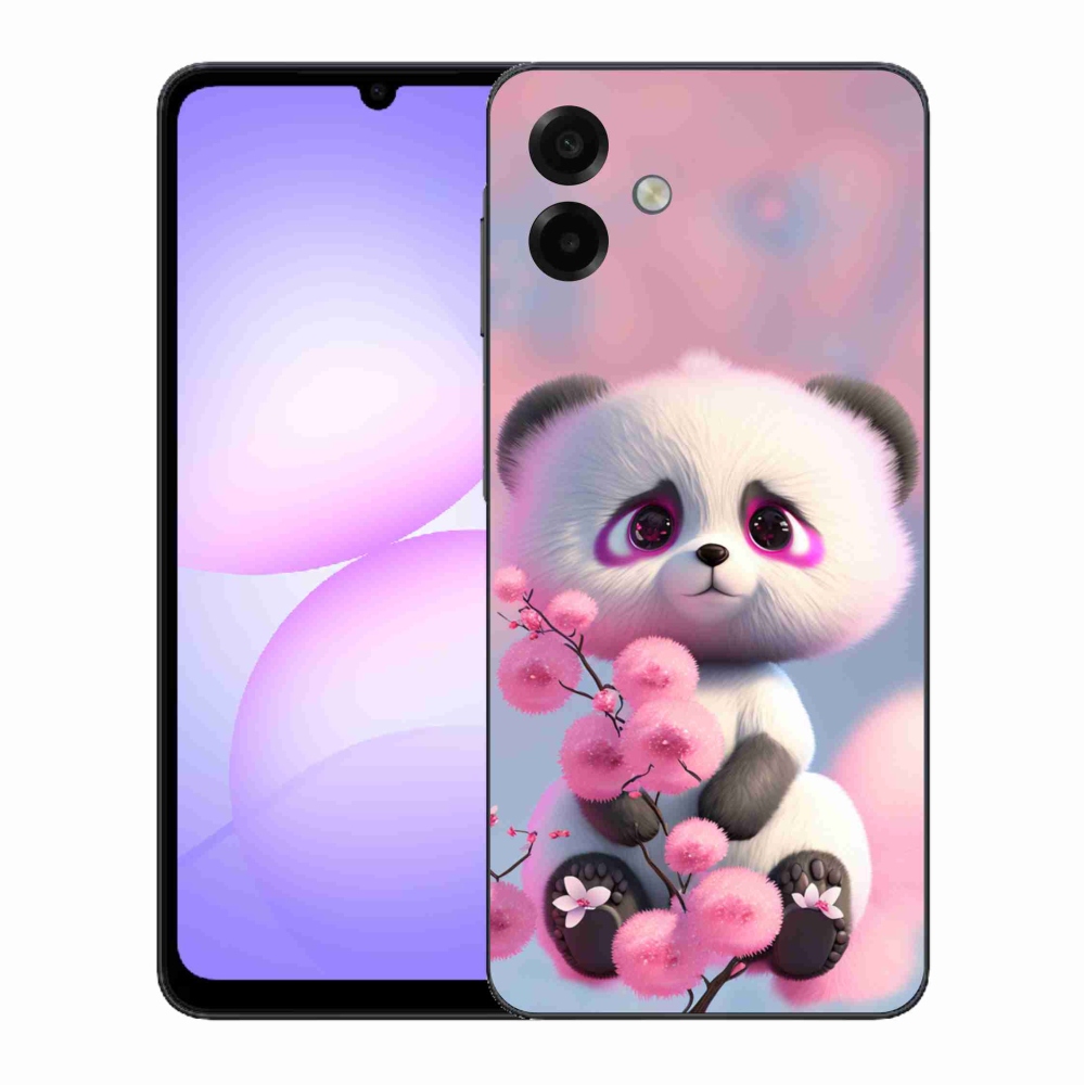 Gelový kryt mmCase na Samsung Galaxy A07 4G - roztomilá panda 1