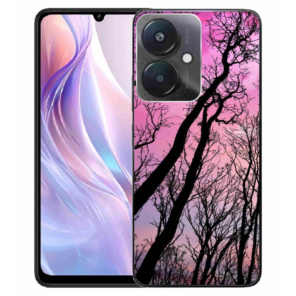 Gelový obal mmCase na Xiaomi Redmi 13C 5G - opadané stromy