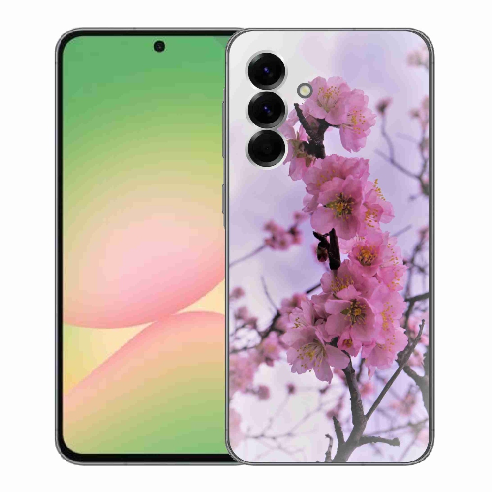 Gelový kryt mmCase na Samsung Galaxy A56 5G - květiny 7