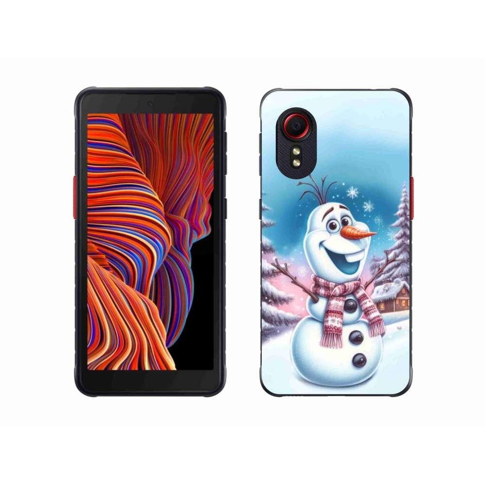 Gelový kryt mmCase na Samsung Galaxy Xcover 5 - ledové království