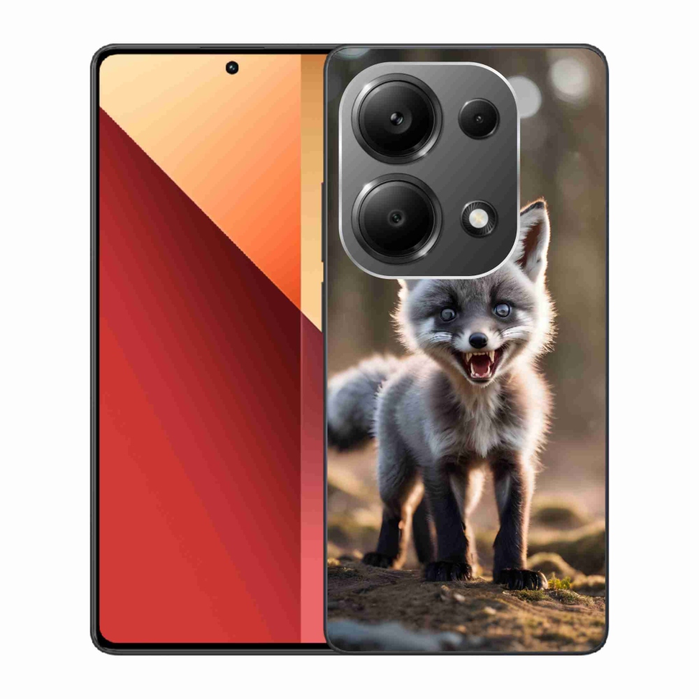 Gelový kryt mmCase na Xiaomi Redmi Note 13 Pro 4G/Poco M6 Pro - rozzuřená liška