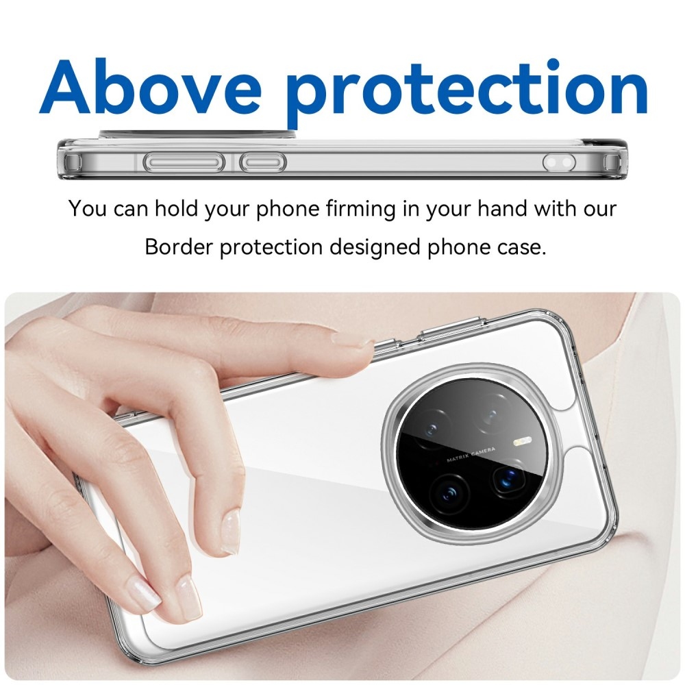 Gelový obal s pevnými zády na Honor Magic 7 Pro 5G - průhledný