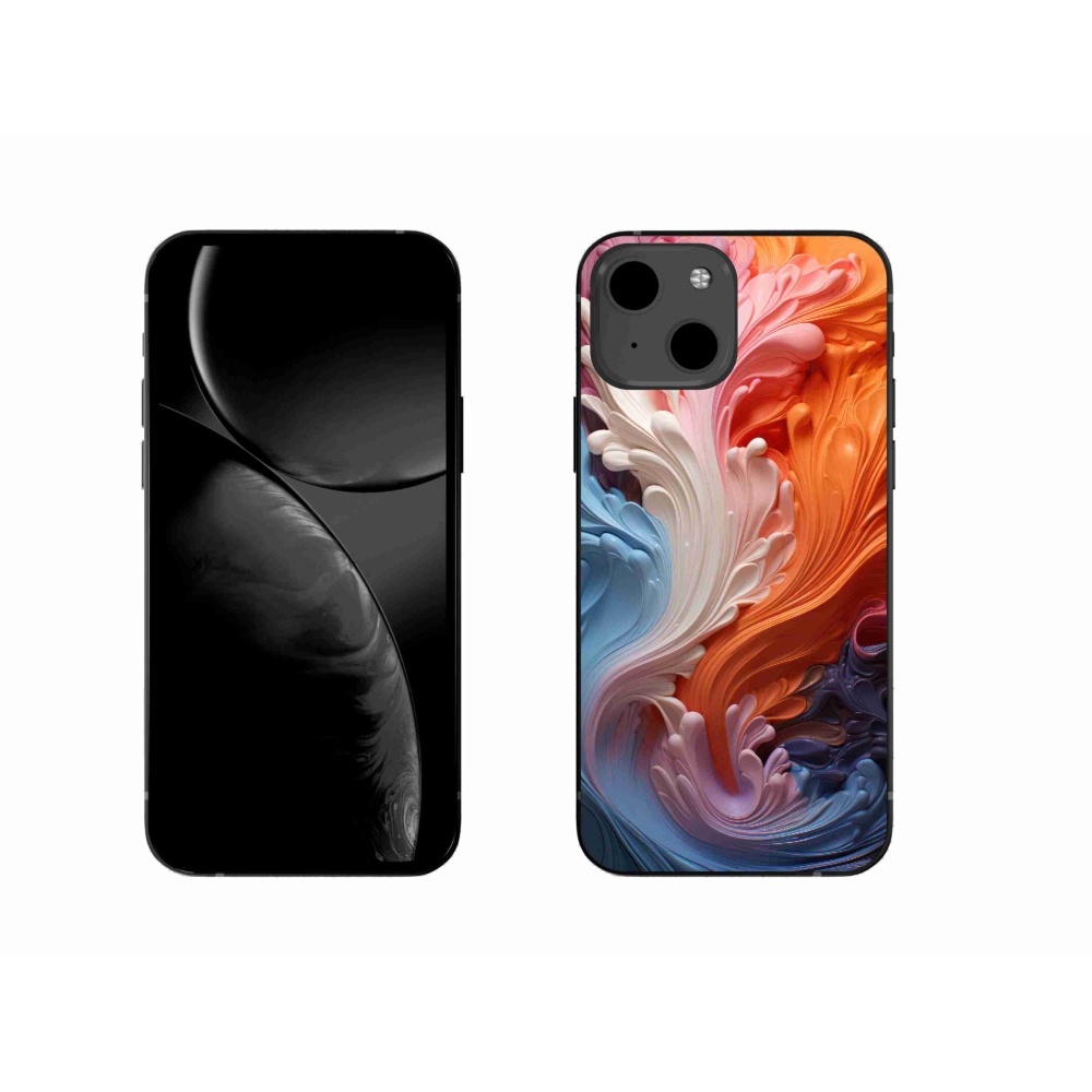 Gelový kryt mmCase na iPhone 13 - abstraktní motiv 8