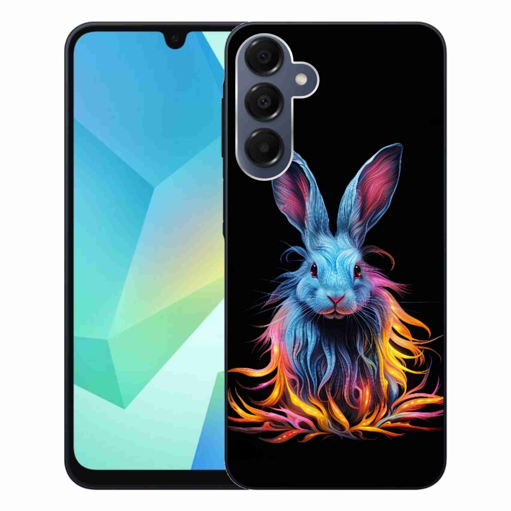 Gelový kryt mmCase na Samsung Galaxy A16 4G/5G - abstraktní zajíc