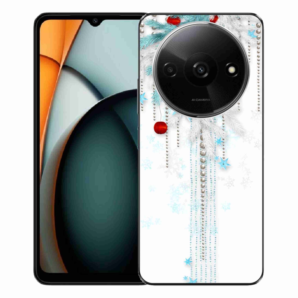 Gelový kryt mmCase na Xiaomi Redmi A3 - vánoční ozdoby