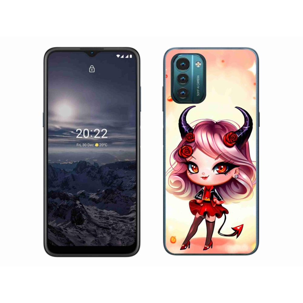 Gelový kryt mmCase na Nokia G11/G21 - kreslená čertice