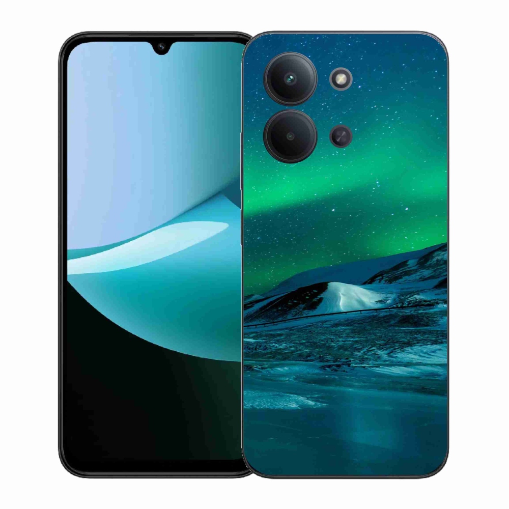 Gelový kryt mmCase na Xiaomi Redmi 15C 4G (171mm)/Poco C85 4G (171mm) - polární záře