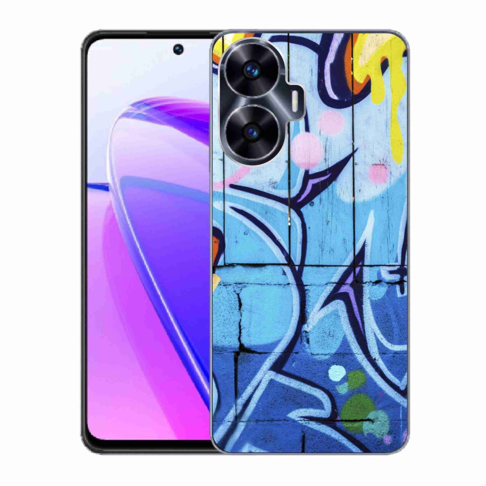 Gelový kryt mmCase na Realme C55 - graffiti