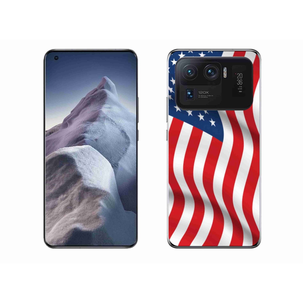 Gelový kryt mmCase na mobil Xiaomi Mi 11 Ultra - USA vlajka