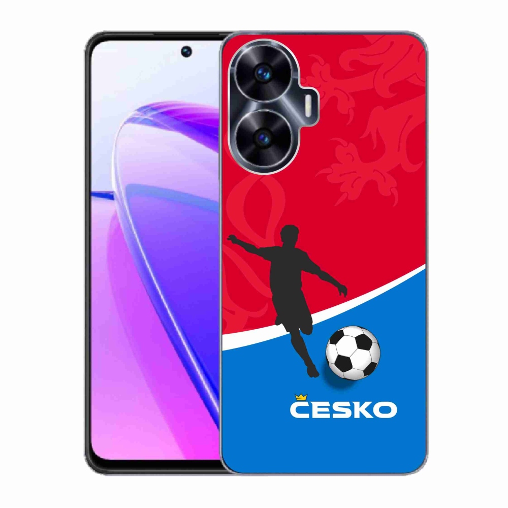 Gelový kryt mmCase na Realme C55 - fotbal Česko