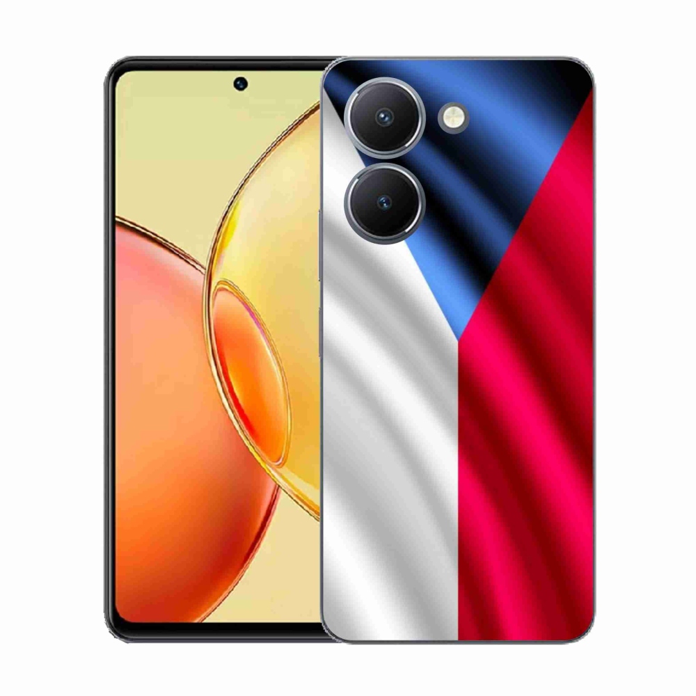 Gelový kryt mmCase na Vivo Y36 - česká vlajka