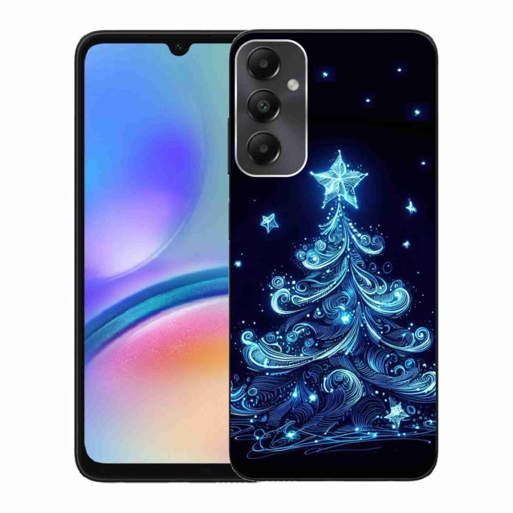 Gelový kryt mmCase na Samsung Galaxy A05s - neonový vánoční stromek 4