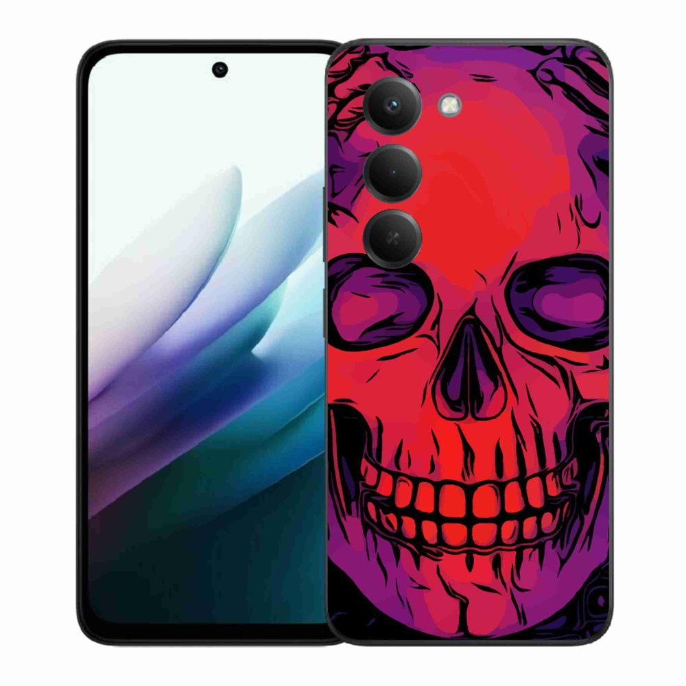 Gelový kryt mmCase na Xiaomi Redmi 15 4G/5G (171mm) - lebka