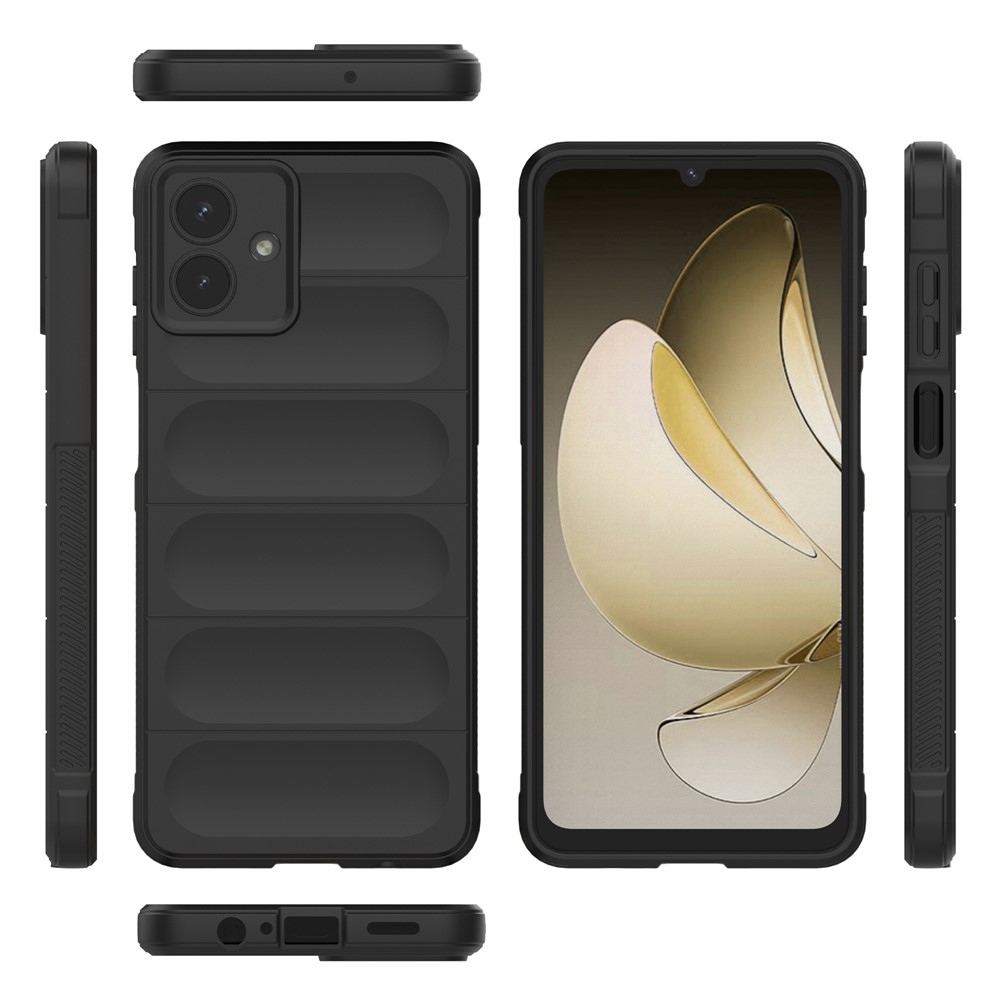 Rugg odolný gelový obal na Samsung Galaxy A07 4G - černý