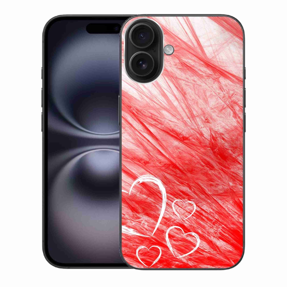 Gelový kryt mmCase na iPhone 16 Plus - heart