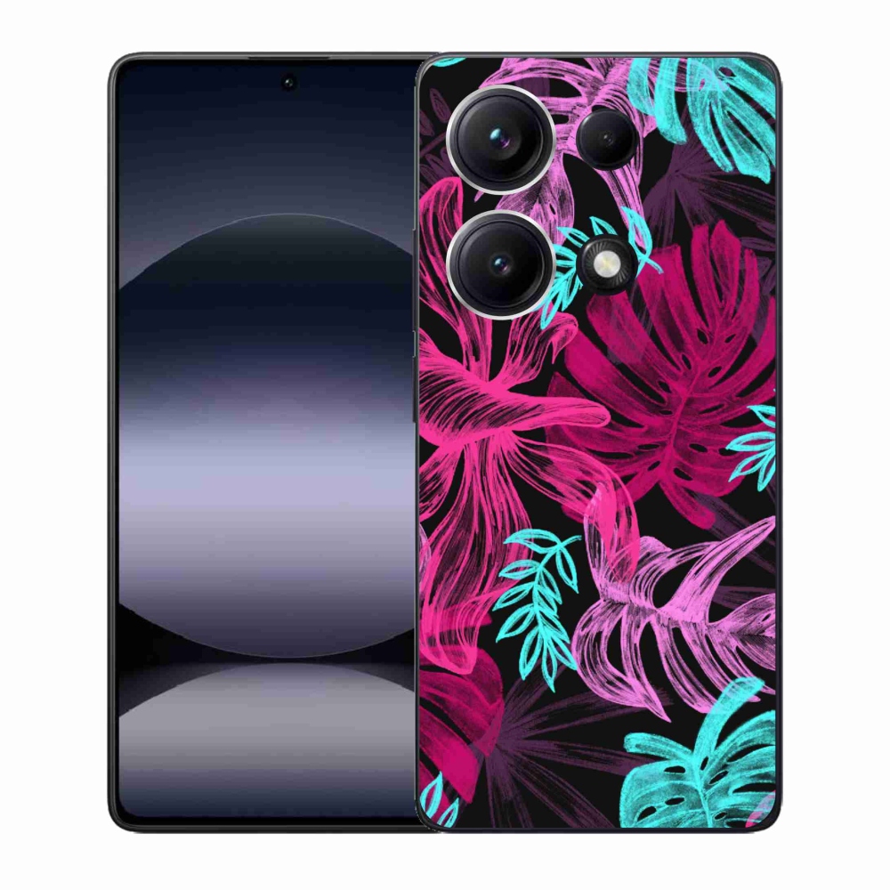 Gelový kryt mmCase na Xiaomi Redmi Note 14S - květiny 1