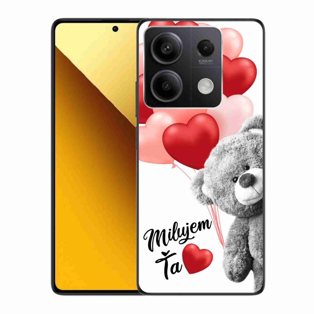 Gelový obal mmCase na Xiaomi Redmi Note 13 5G - milujem Ťa sk