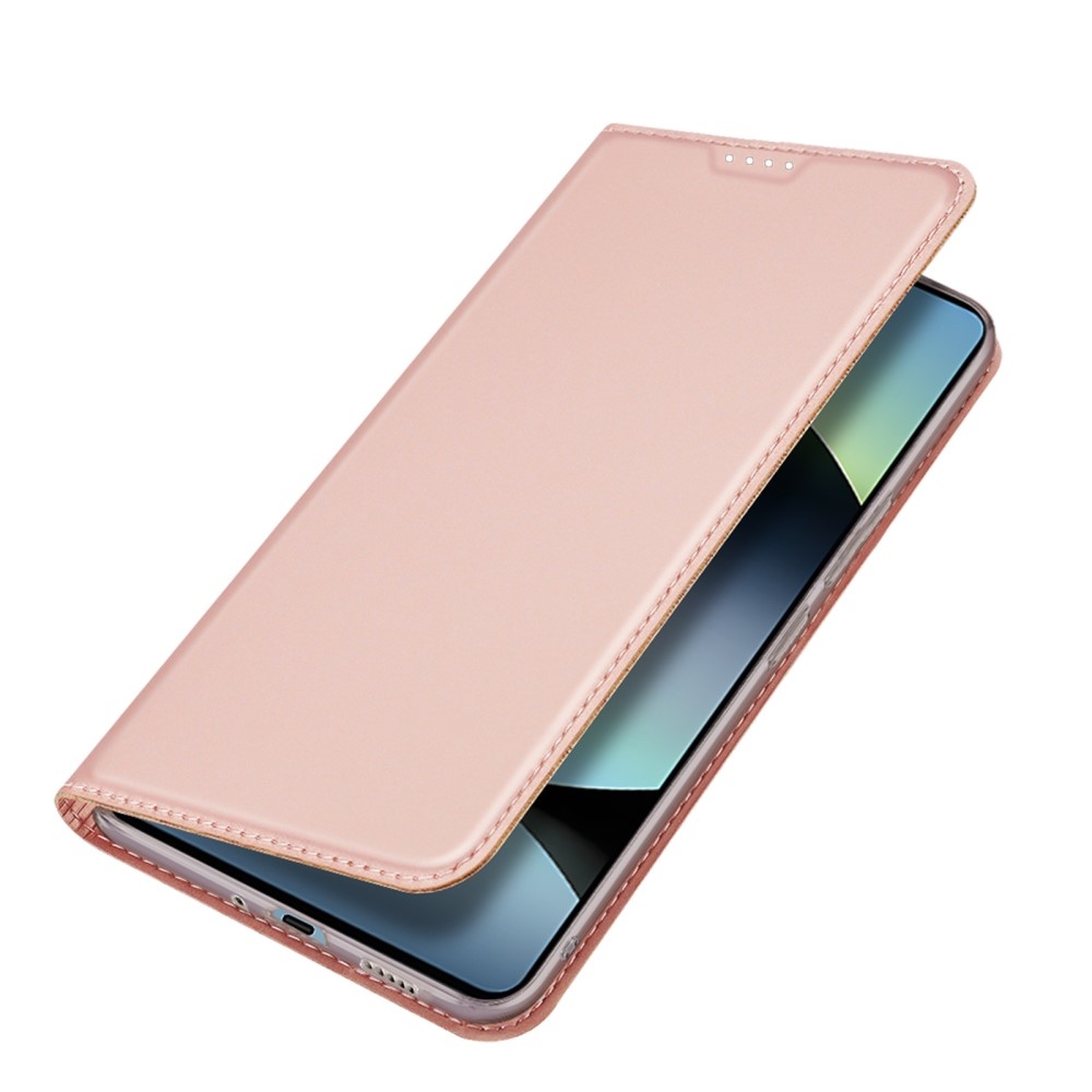 DUX knížkové pouzdro na Xiaomi Redmi Note 14S - růžovozlaté