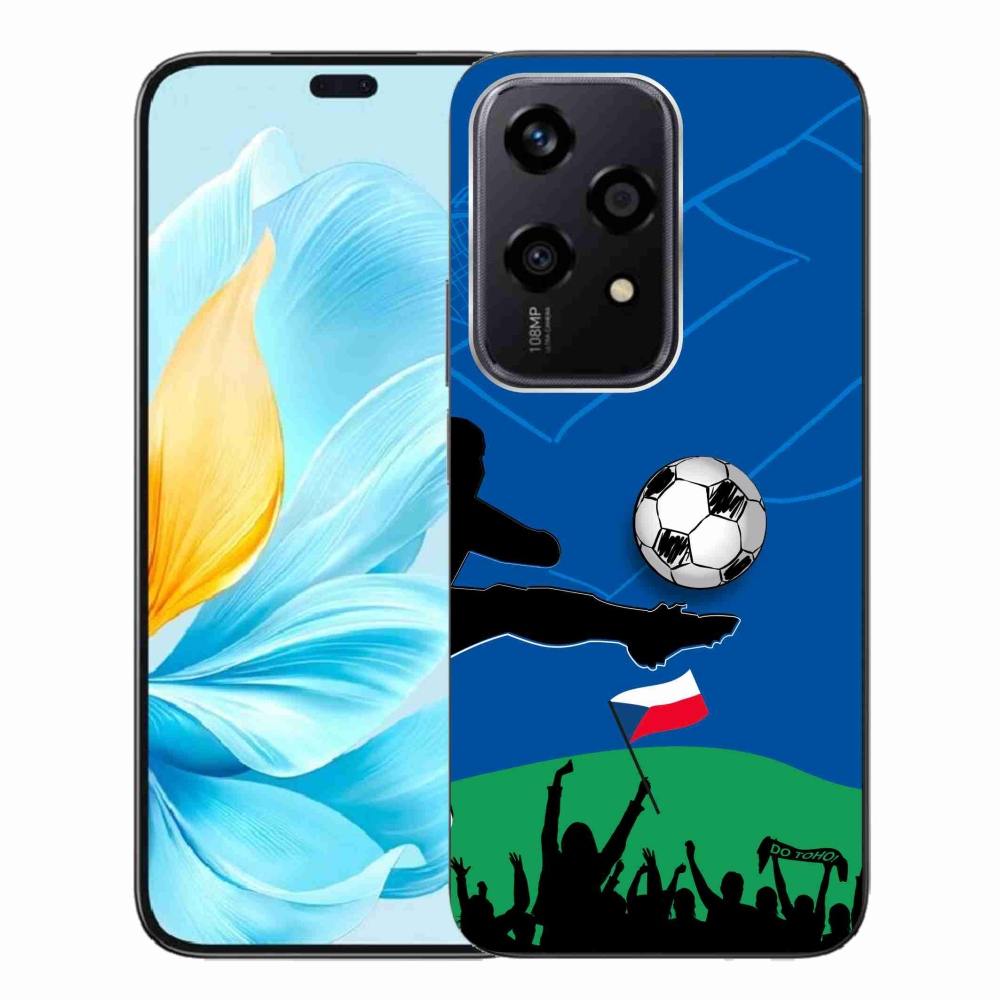 Gelový kryt mmCase na Honor 200 Lite 5G - fanoušci fotbalu