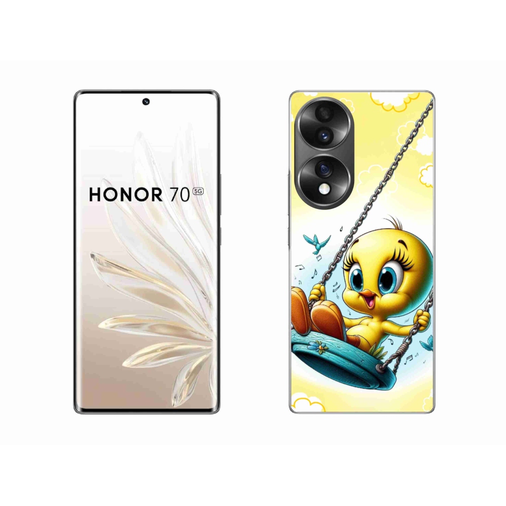 Gelový kryt mmCase na Honor 70 - tweety