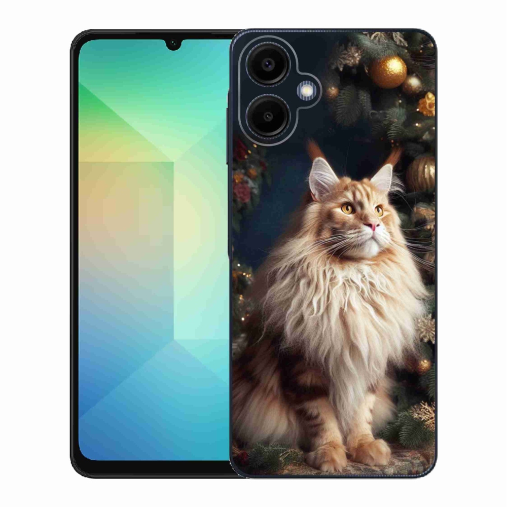 Gelový kryt mmCase na Samsung Galaxy A06 4G - kočka u stromku
