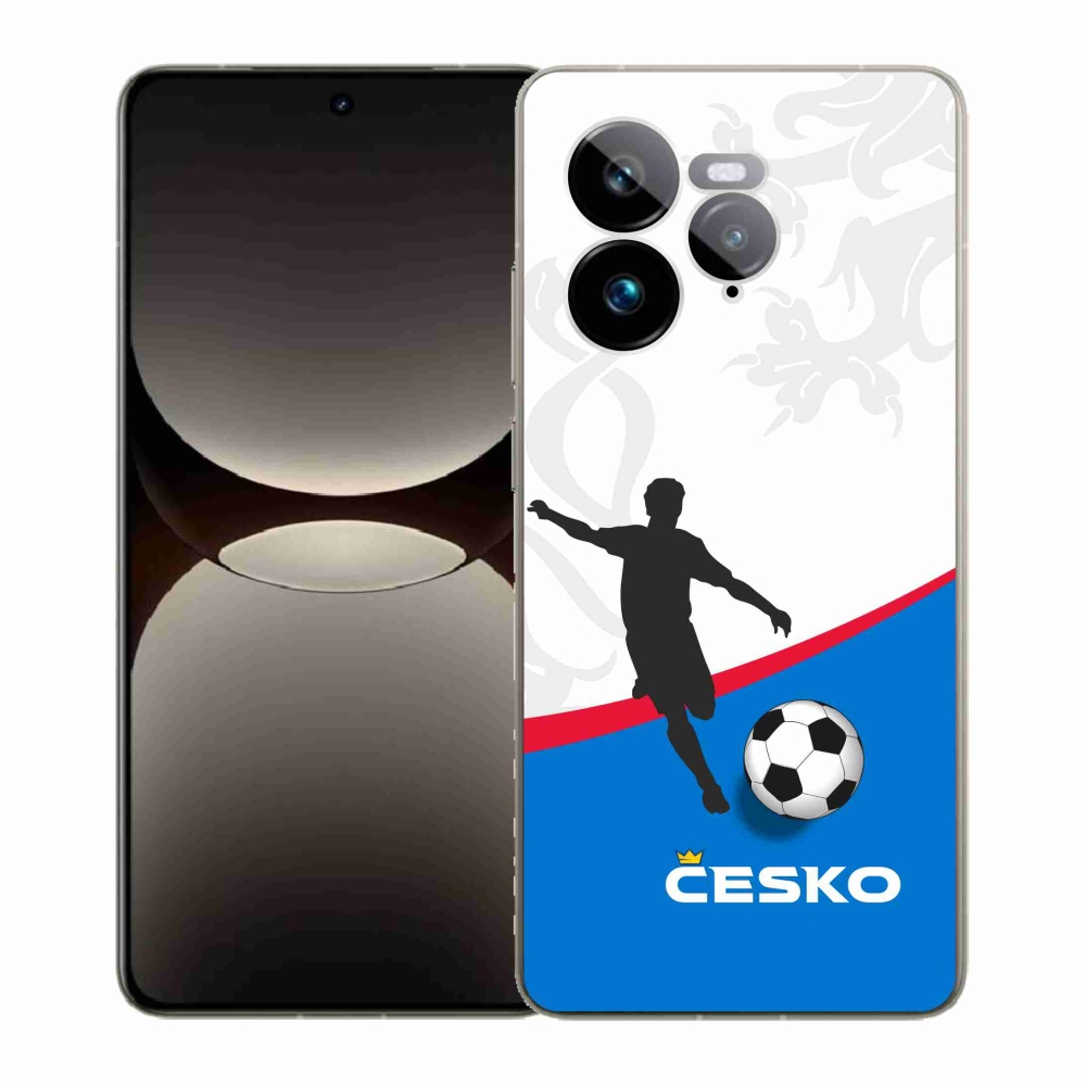 Gelový kryt mmCase na Realme GT 7 Pro 5G - fotbal Česko 1