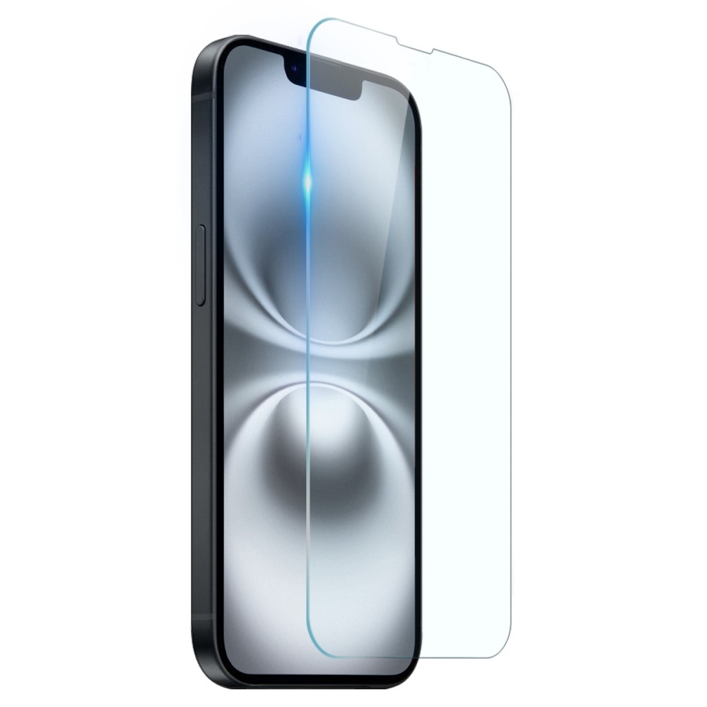 NORTHJO průhledný gelový obal + tvrzené sklo na iPhone 16e - průhledný