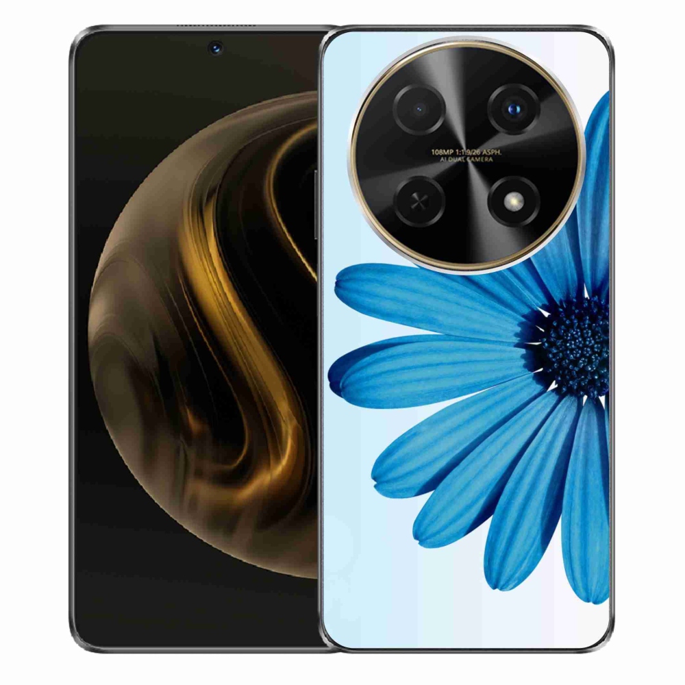 Gelový obal mmCase na Huawei Nova 12i - modrá kopretina