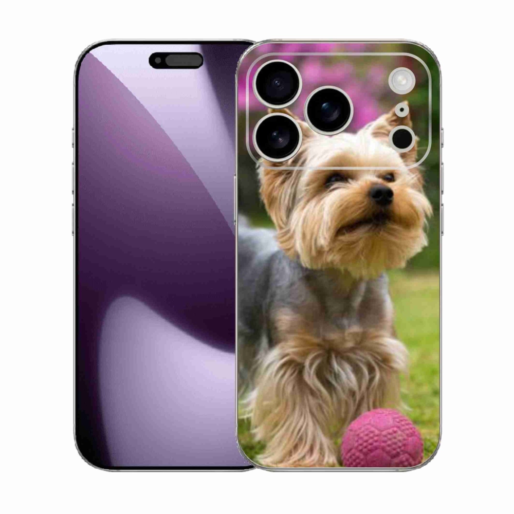 Gelový kryt mmCase na iPhone 17 Pro - jorkšír 4