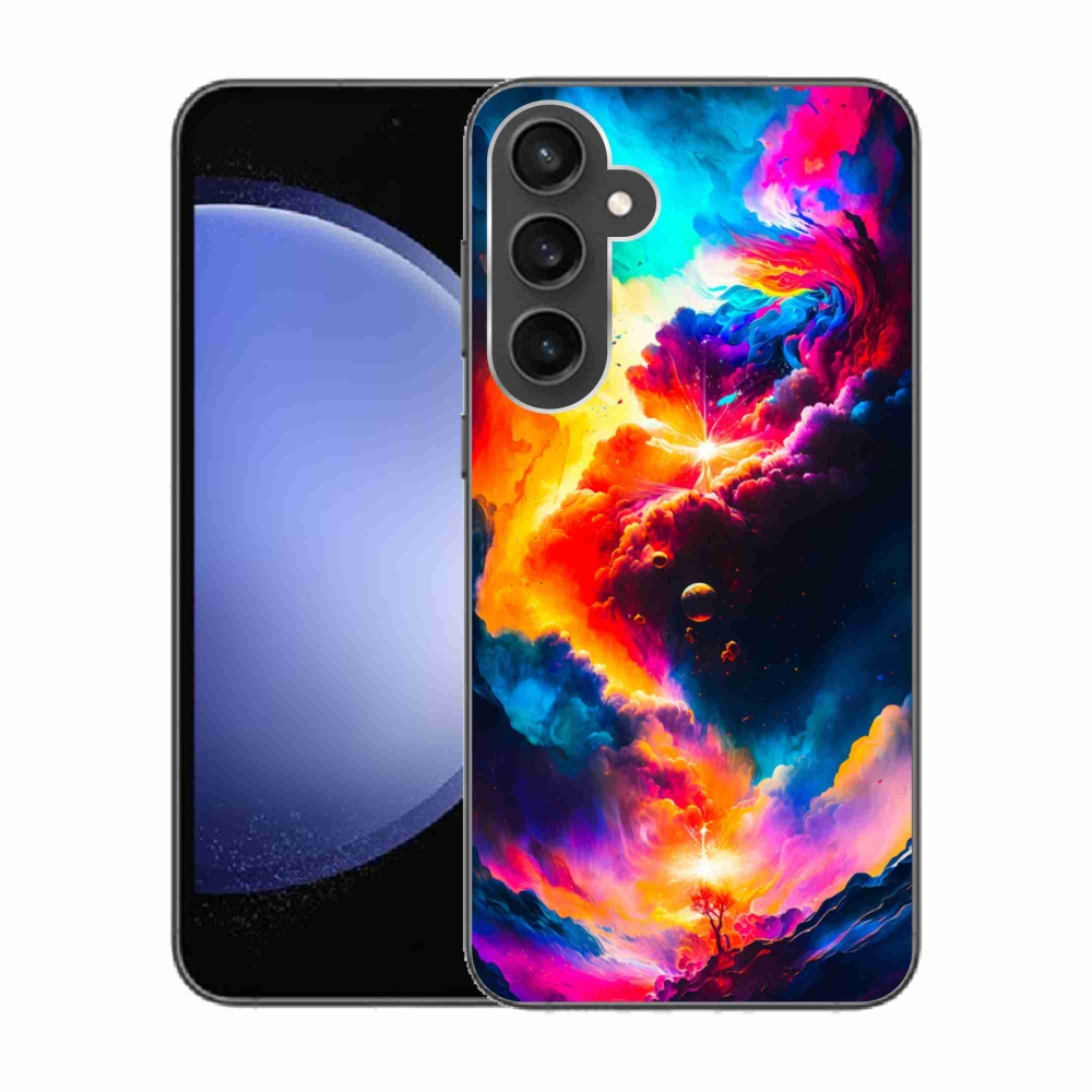 Gelový kryt mmCase na Samsung Galaxy S23 FE - abstraktní motiv
