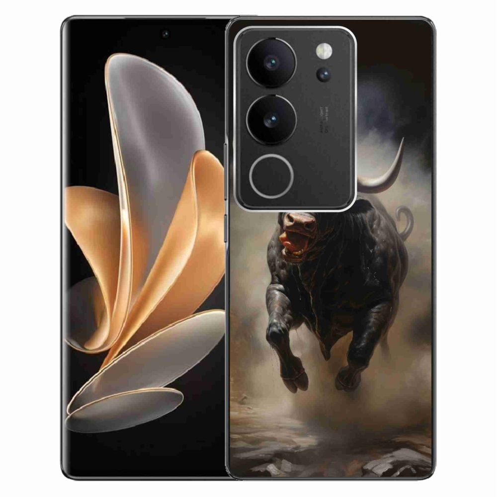 Gelový kryt mmCase na Vivo V29 5G - rozzuřený býk