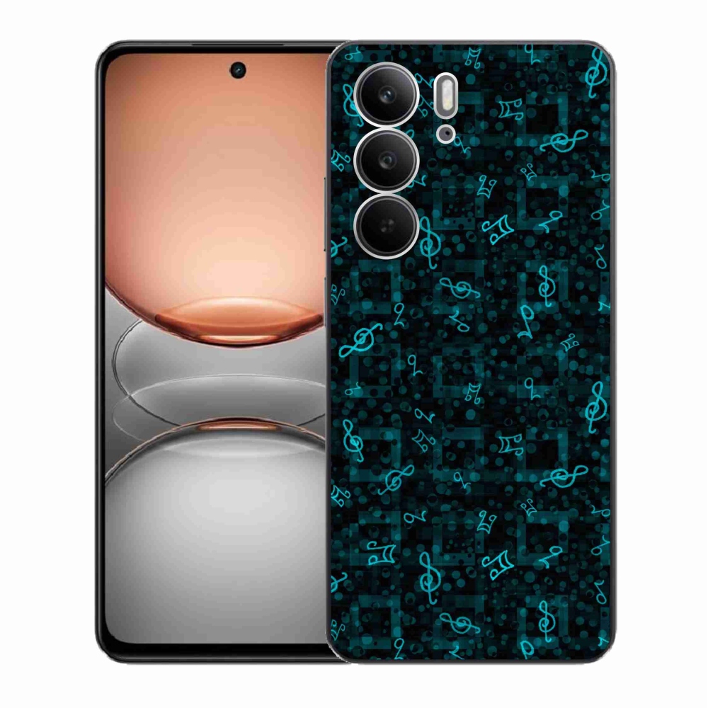 Gelový kryt mmCase na Realme C75 - noty 1