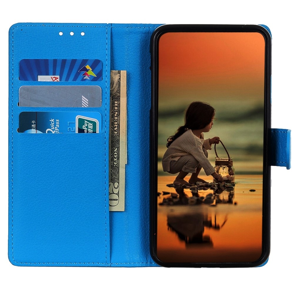 Litchie knížkové pouzdro na Xiaomi Poco C65/Redmi 13C 4G/5G - modré