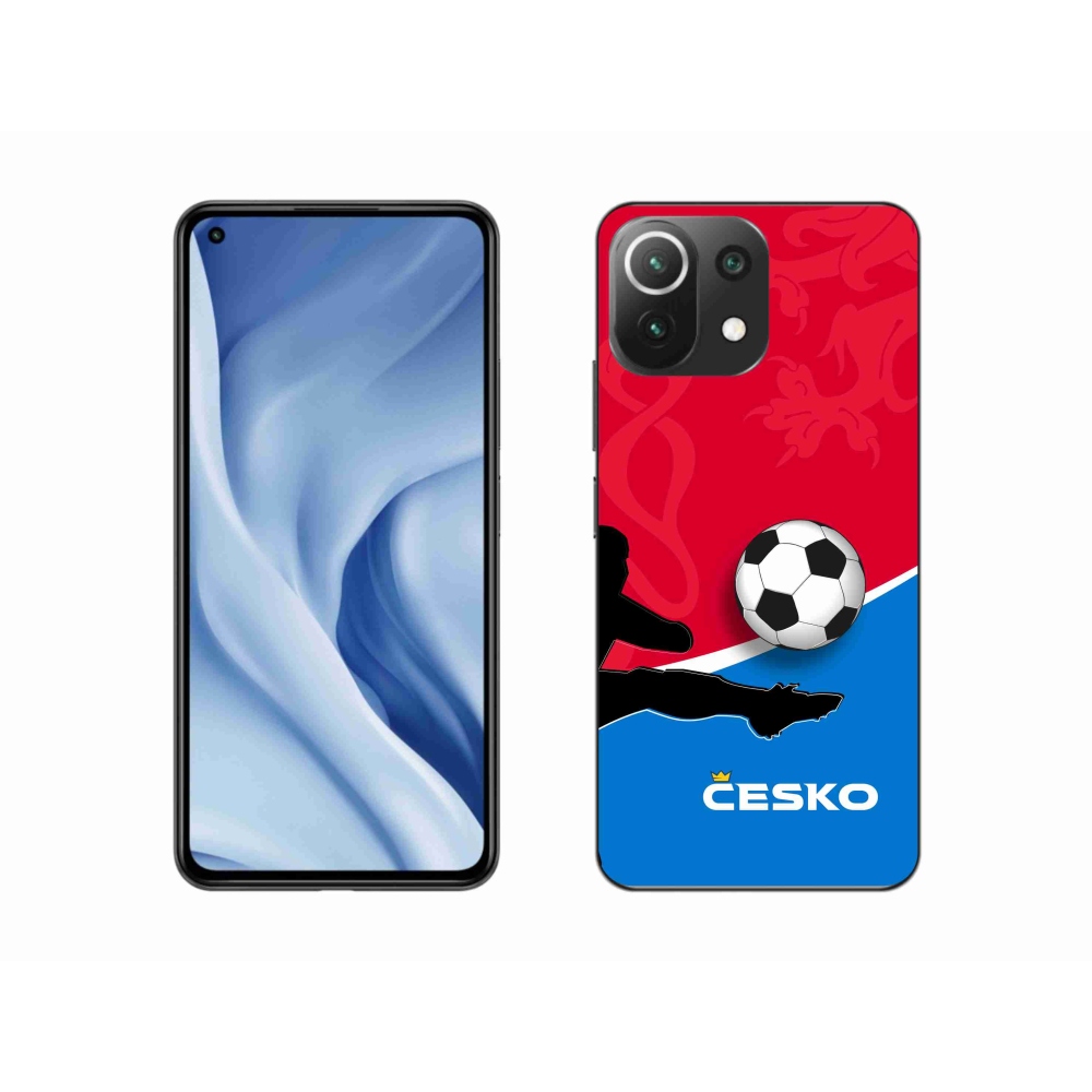 Gelový kryt mmCase na Xiaomi 11 Lite 5G NE - fotbal Česko 2