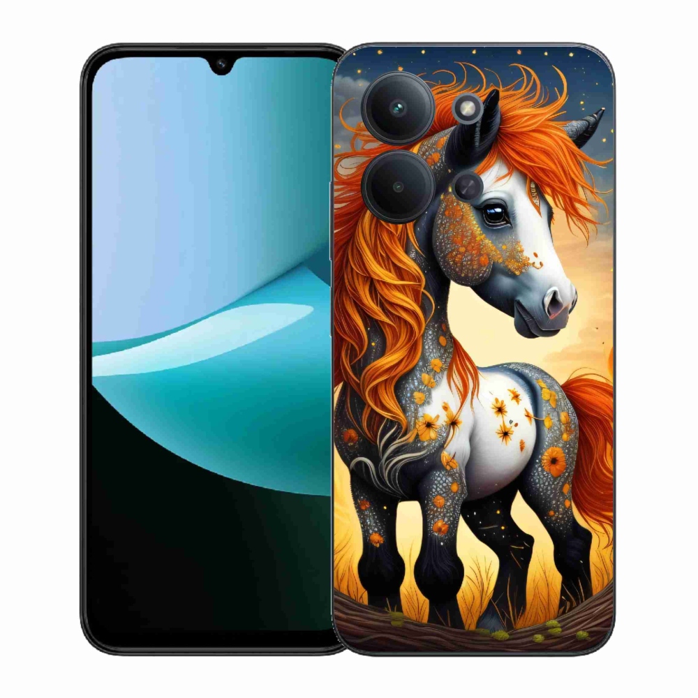 Gelový kryt mmCase na Xiaomi Redmi 15C 4G (171mm)/Poco C85 4G (171mm) - barevný poník