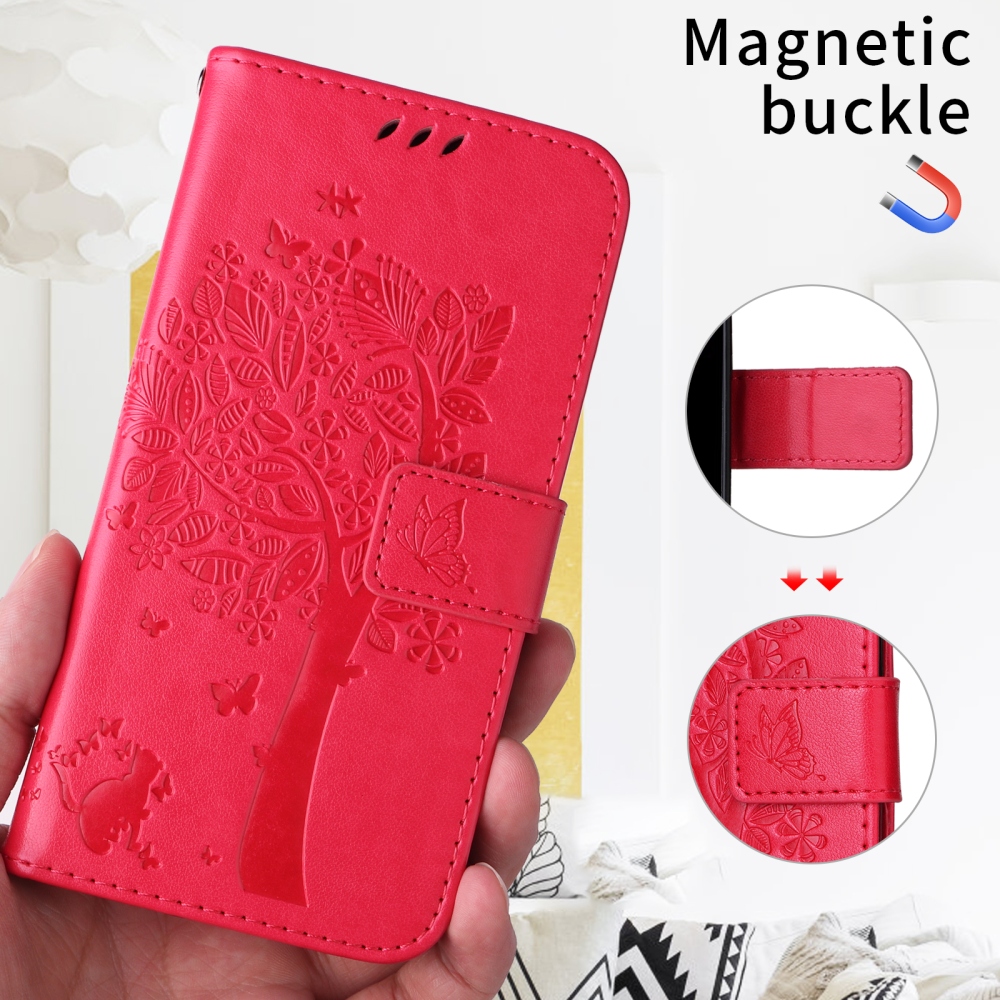 Trees knížkové pouzdro na Xiaomi Poco F7 5G - rose