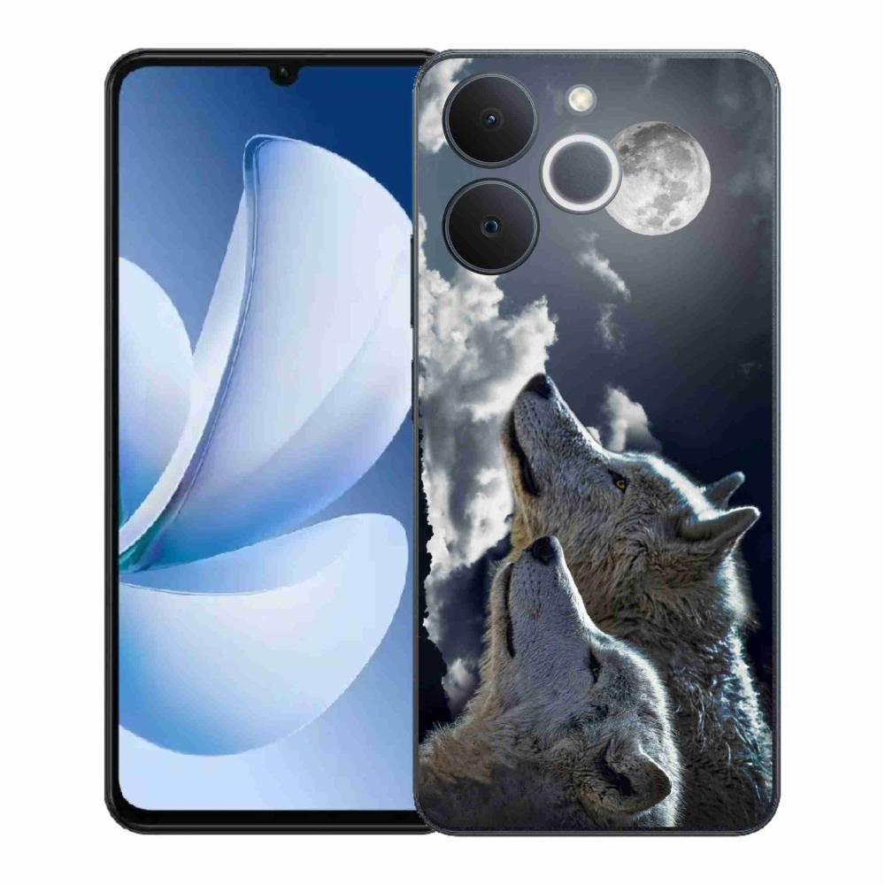Gelový kryt mmCase na Realme Note 70T - vlci