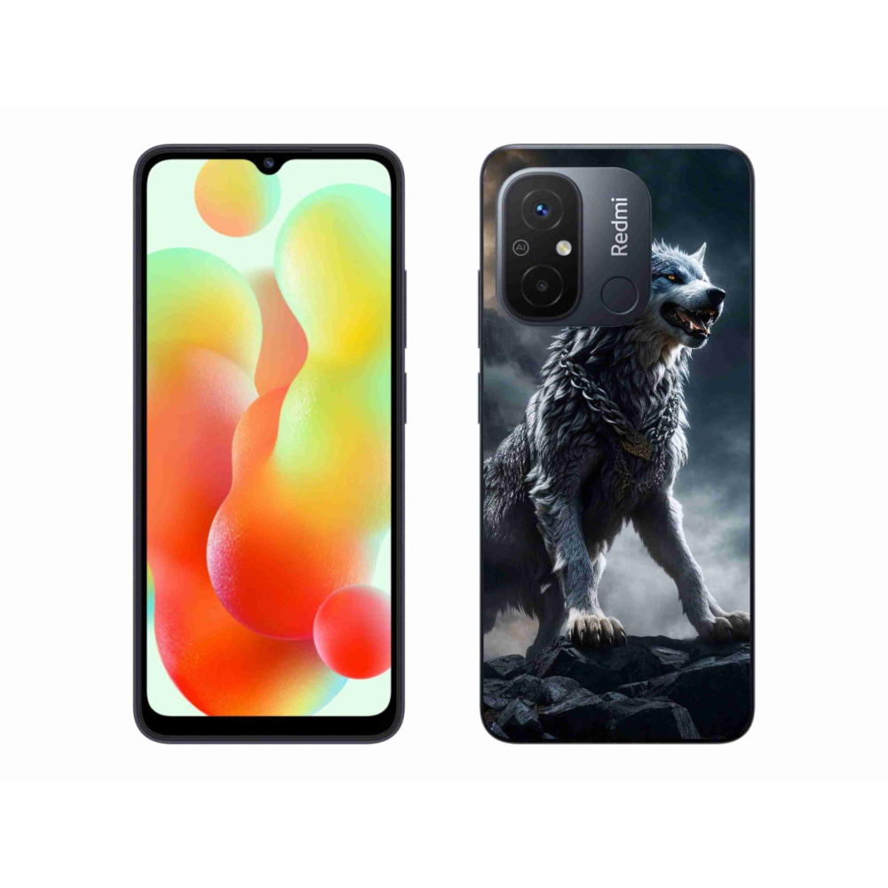 Gelový kryt mmCase na Xiaomi Redmi 12C - vlk 1