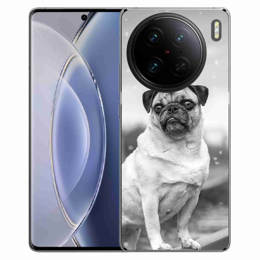 Gelový obal mmCase na Vivo X90 Pro - mops