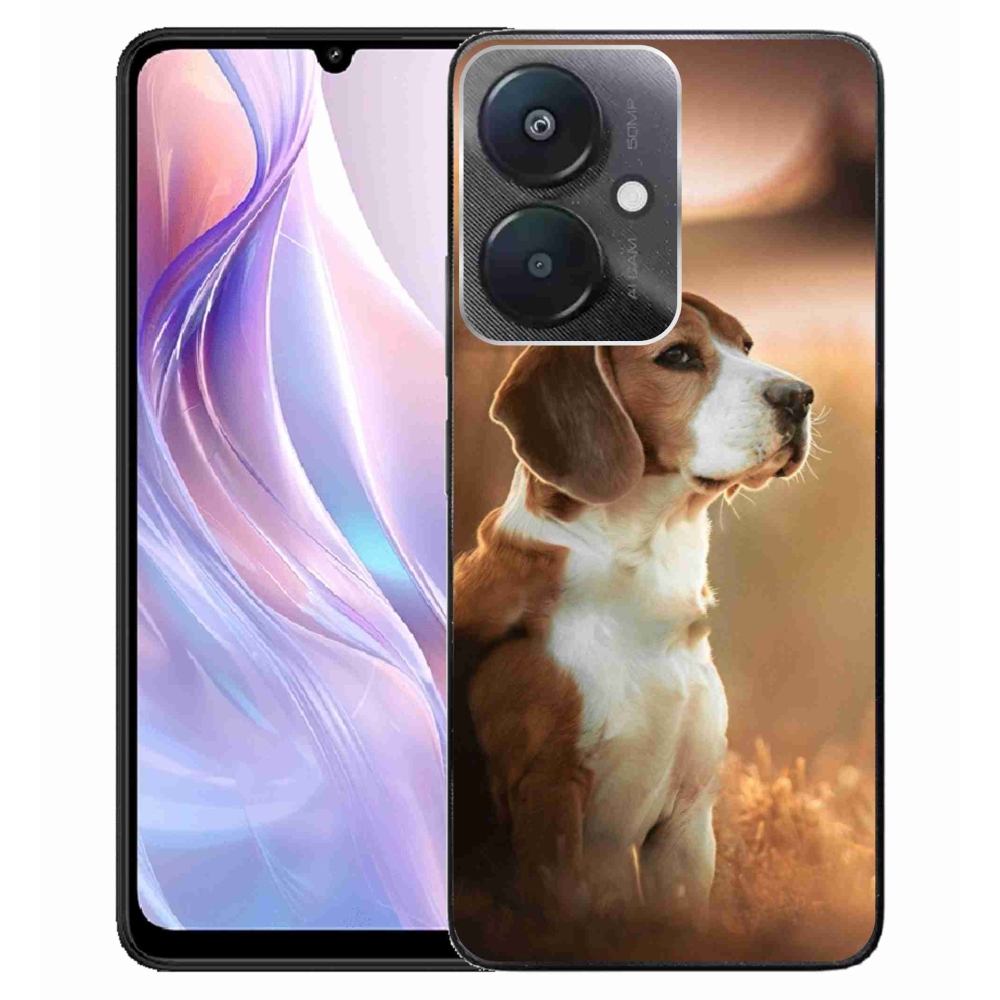 Gelový kryt mmCase na Xiaomi Redmi 13C 5G - bígl