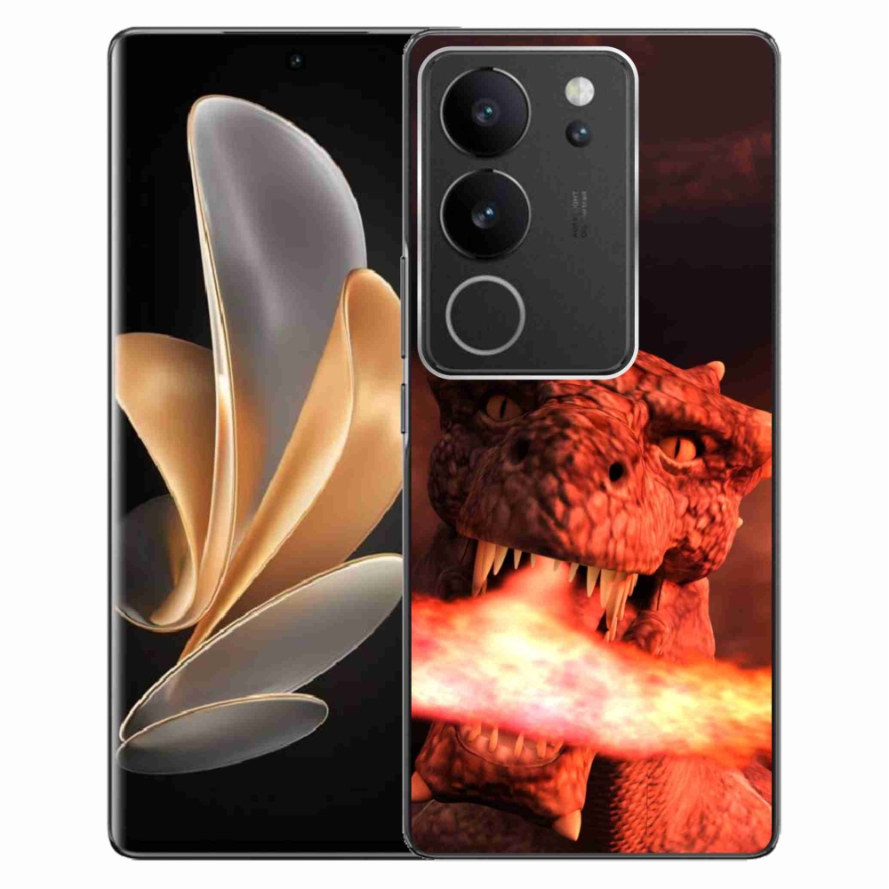 Gelový kryt mmCase na Vivo V29 5G - drak