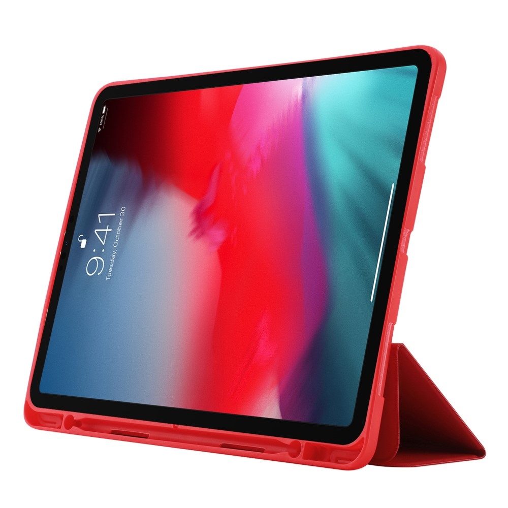 Chytré polohovatelné pouzdro na iPad Pro 11 (2020/21/22) - červené