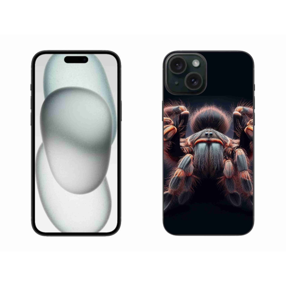 Gelový kryt mmCase na iPhone 15 Plus - tarantule