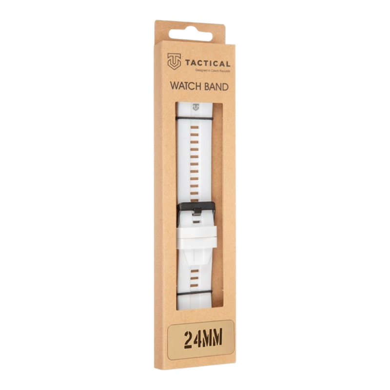 Tactical Quick Release Silikonový Řemínek 24mm White